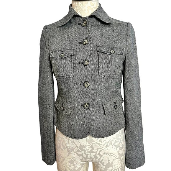 Outback Red Jackets & Coats Obr Outback Red Herringbone Fitted